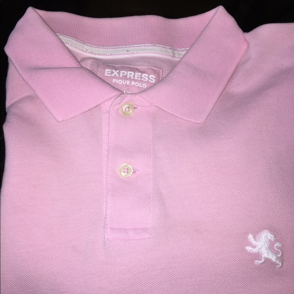 Polo pink shirt express